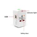 Universal USB Multi Plug Travel Adapter International Converter Power Socket UK/US/AU/EU/CA All in 1 Travel Adapter.