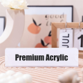 Premium Name Plate Holder Acrylic Name Plate Holder Clear Acrylic Plastic Sign Holder 2X8 Inch, Frame Wall Name Plates for Office, Home. 