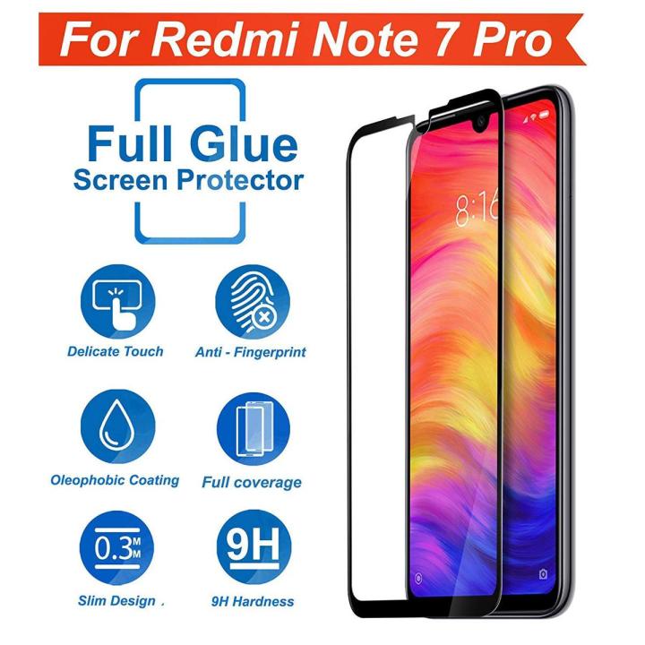 For Xiaomi Redmi Note 7 Pro Tempered Glass Screen Protector 6D/11D/13D/21D - Transparent