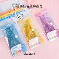 Flexible Geometric Tools 4 Pcs Ruler Set with 360 Degree Protractor for School & Office Use.