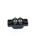 5 PCS JR-201A 2 Pin AC Power Socket Panel Mount AC Power Plug Socket. 