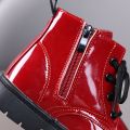2020 Autumn Winter 1-6 Old Years Girls Boots Shoes Pu Leather Boys And Kids Casual Boots Rubber Sole Zipper Children's Boots. 
