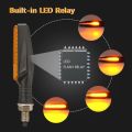 Motorcycle LED turn signals, directional gauges, rear brake flashing light. 