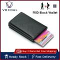 Vocoal Card Holder Men Wallet M-Oney Bag Male V-Intage Black Short Purse Pu Leather Fashion Wallets Slim Thin Wallets. 