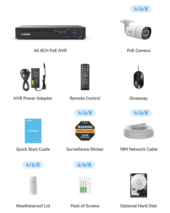 H.View%204K%205Mp%208Mp%20poe%20Cctv%20Security%20Camera%20System%20Home%20Video%20Surveillance%20Kit%208Ch%20Nvr%20Audio%20Outdoor%20Ip%20Camera%20xmeye%20app%20-%20Image%206