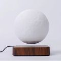 T30 Levitating Moon Lamp Night Light Floating 3D Printing LED Moon Lamp with Wooden Base and Magnetic with 3 Colors. 