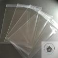 50 Pieces (12"x18") Transparent Crystal Cellophane  Extra Adhesive Large Poly Bag. 