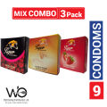 Tiger Ultra Thin Condom Mix - 3x3=9pcs Condom. 