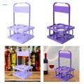 Bottle Carrier Foldable Practical Drink Carrier Water Bottle Rack for Camping Outdoor. 