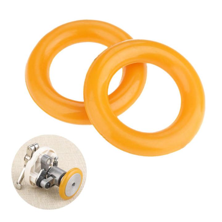 2Pcs Industrial Sewing Machine Computer Car Flat Sewing Machine Bobbin Winder Rubber Ring For Pfaff Juki Singer Jack 35x20mm