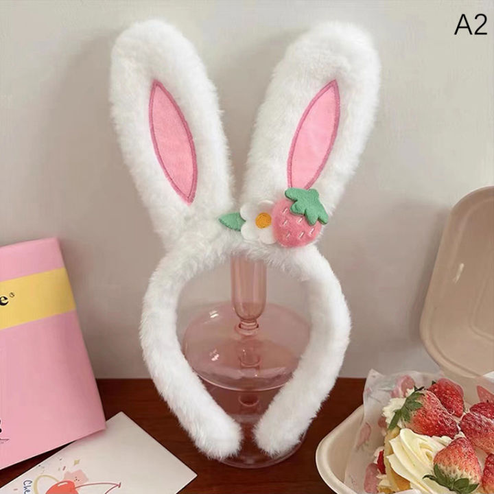 Strawberry%20Sunflower%20Rabbit%20Ear%20Headband%20Hat%20Bunny%20Ear%20Hair%20Band%20Happy%20Easter%20-%20Image%204