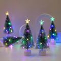 Romantic Star Xmas Tree with LED String Lights Luminous Pine Needles Christmas Tree Fairy Lamp Ornament Xmas New Year Party Gift Decor Creative DIY Glowing Trees Night Lamp.