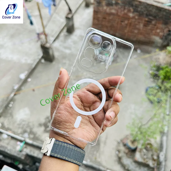 Infinix%20Note%2050%204G%20/%20Infinix%20Note%2050%20Pro%204G%20Transparent%20Magnatic%20Magsafe%20Anti%20Yellow%20Clear%20Protective%20Phone%20Case%20Back%20Cover%20-%20Image%203