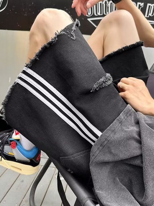 American%20Summer%20Denim%20Shorts%20Men's%20Cat%20Beard%20Simple%20Classic%20Youth%20High%20Street%20Popular%20Artistic%20Fashion%20Shorts%20Jeans%20-%20Image%204