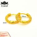 Carat Ear Jewelry Stylish Hollow Out Twisted Texture Huggie Earrings for Women Perfect for Prom Cocktail Parties Lady Ear Hoop Jewelry in Electroplated Alloy Material Twist Earrings. 