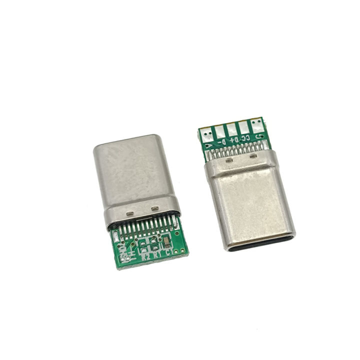 10PCS%20USB%203.1%20Type-C%20PD%2020W%20Connector%205Pin%20Male%20Receptacle%20Adapter%20to%20Solder%20Wire%20Cable%20High%20Current%20Support%20Board%20plug%20-%20Image%203