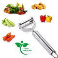 Stainless Steel Multi-function Vegetable Peeler and Julienne Cutter 1 piece - a 2-in-1 tool for peeling and grating potatoes, carrots, and other vegetables.. 