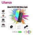 Ulanzi VL120 RGB LED Video Light with Display Screen Diffuser Mini Camera RGB Light Smartphone Selfie Lighting 3100mAh.