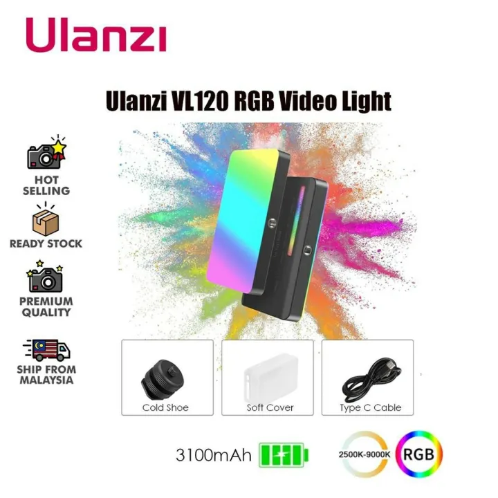 Ulanzi%20VL120%20RGB%20LED%20Video%20Light%20with%20Display%20Screen%20Diffuser%20Mini%20Camera%20RGB%20Light%20Smartphone%20Selfie%20Lighting%203100mAh%20-%20Image%206