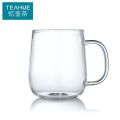 1pcs 490ml high temperature resistant glass tea cup water cup high borosilicate glass tea cup. 