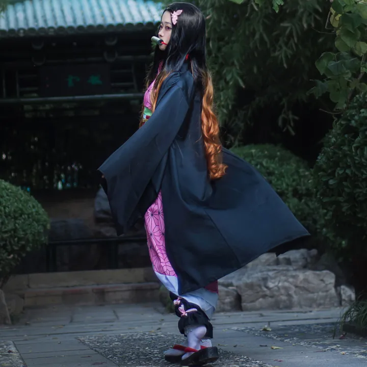 Anime%20Kamado%20Nezuko%20Cosplay%20Costume%20Kimono%20Devil%20Hunter%20Kamado%20Nezuko%20Costume%20Wig%20Womens%20Girls%20Kimono%20Uniform%20Clothes%20-%20Image%202