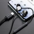 KEYSION Type-C Ceramic Wired Headset HiFi Bass Stereo Music Earphones In-ear Mic USB C Headphones for iPhone 15 Samsung Xiaomi. 