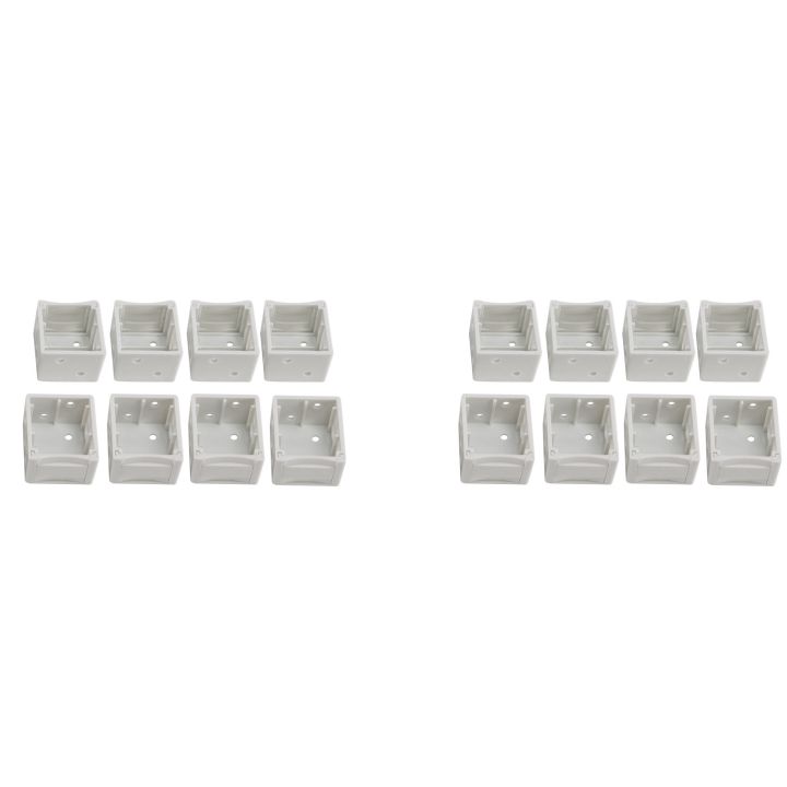 LKPCIGCXM%201%20Inch%20Blind%20Brackets%20White%20Profile%20Box%20Mounting%20Bracket%20Window%20Blinds%20Headrail%20Bracket%20(16)%20-%20Image%202