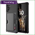 Shockproof armor back case luxury Wallet Case For Samsung Note20 & Samsung Note20 Ultra.