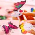 1 Pcs Glowing Butterfly 3D Wall Sticker Night Light For Wedding Decoration Magnet Butterflies Fridge Decals Home Room Decor.