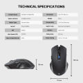 FANTECH WG12RS Raigor III Wireless Gaming Silent Mouse Pixart 3065 2000DPI Wired Mouse Poling 125Hz Macro Button Mice.