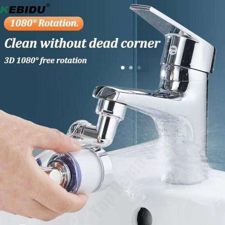 KEBIDU Faucet Filter Remove Chlorine Heavy Metals Filtered Showers Head ...