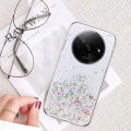 Phone case For Redmi A3 Back cover Full Stars Moon Glitter Bling Sequins Starry Sky Transparent Soft Cover For Mi Xiaomi Redmi A3 Cover cases. 