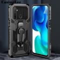 Casinglee For Realme 5 / Realme 5i Case Shockproof Armor Stand case with Metal Clip Back cover Realme 5i / Realme 5 Phone cases Car Mountaineering phone case.