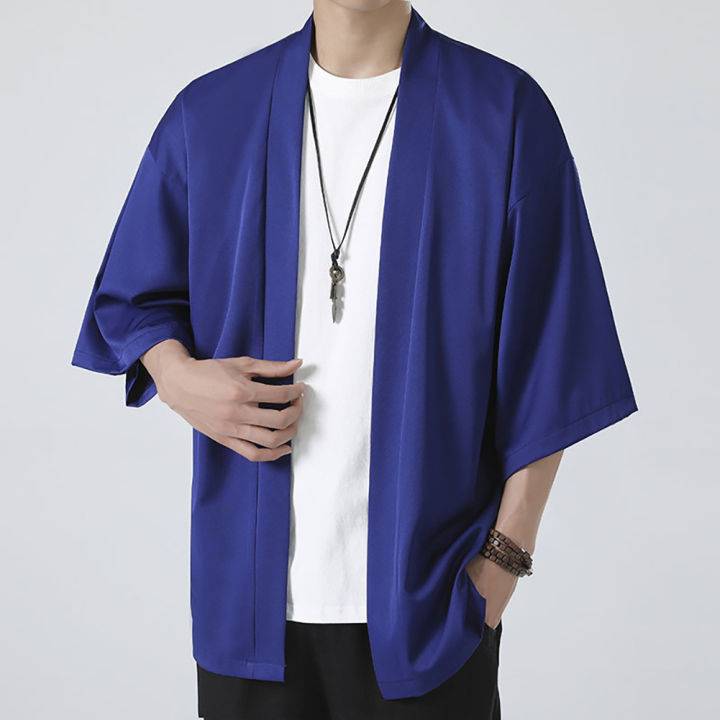 Elegantstunning%20Japanese%20Kimono%20Men%20Cardigan%20Traditional%20Summer%20Plus%20Size%20Sunscreen%20Shirt%20Casual%20Streetwear%20For%20Couple%20-%20Image%204