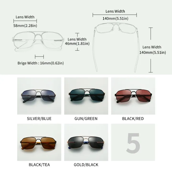 GCV%202021%20Brand%20Classic%20Pilot%20Square%20Polarized%20Sunglasses%20Metal%20Frame%20Men's%20Driving%20Male%20Sun%20Glasses%20Eyewear%20UV%20Blocking%20Luxury%20-%20Image%207