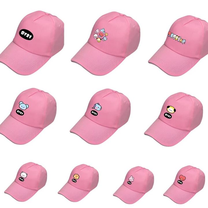 Kawaii%20bt21%20Minini%20Anime%20Kpop%20Rj%20Koya%20Sun%20Hat%20Baseball%20Cap%20Chimmy%20Cooky%20Shooky%20Mang%20Cute%20Summer%20Beach%20Men%20Women%20Sunscreen%20Hat%20-%20Image%203