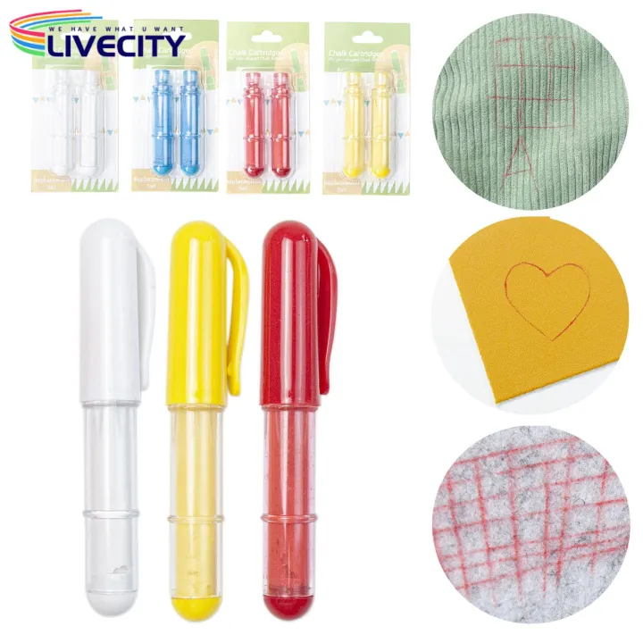 Precision%20Line%20Sewing%20Chalk%20Portable%20Sewing%20Marker%20Pen%20for%20Quilting%20Crafting%20Fine%20Line%20Erasable%20Tailor%20Liner%20Sewing%20Supplies%20Fabric%20Marking%20Sewing%20Chalk%20-%20Image%208
