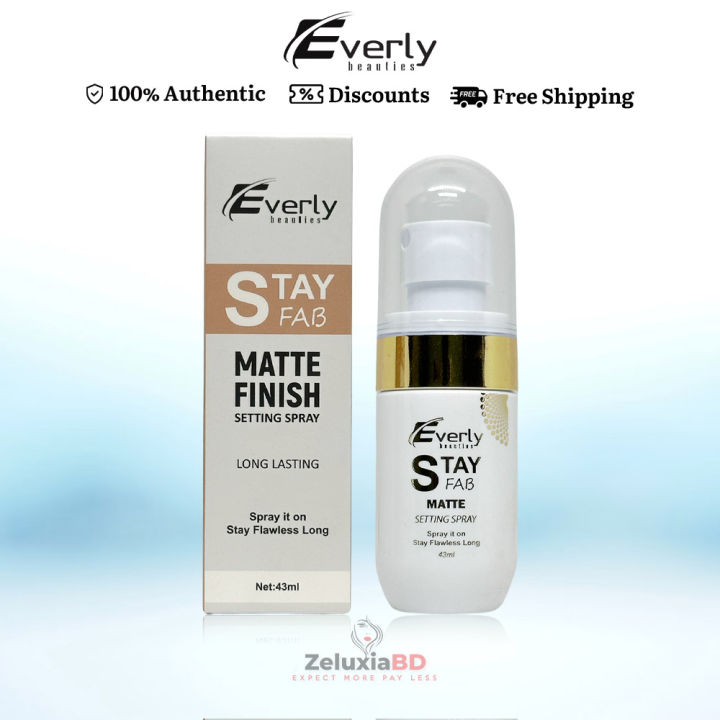 Everly Beauties Stay Fab Matte Setting Spray - 43ml