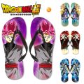 New Dragon Ball Son Goku Vegeta Thong Slippers Anime Super Saiyan Adult Children Beach Flipflops Non-slip Bathroom Home Slippers. 