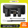 Godox MoveLink Mini LT UC Wireless Microphone 2.4GHz Transmitter Receiver Lavalier Mic for iPhone Type-C Smartphone DSLR Camera. 