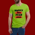 HAPPY NEW YEAR 2025 New Design Casual Half Sleeve T-Shirt For Men's. 