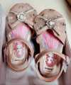 Kids princess sandals summer new baby ISA girls fashion bow soft soled anti slip beach shoes.