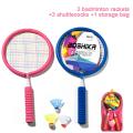 1 Pair Children Tennis Badminton Rackets Ball Set Sports Family Game Toy Kids Badminton Rackets. 