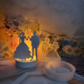 Cement Plaster Couple Ornament Mould Decorative Silicone DIY Craft Wedding Decor Molds Proposal Candlestick Mold for Wedding.