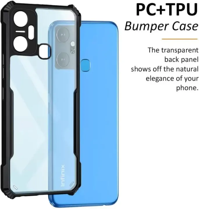 Back%20Cover%20for%20Infinix%20Smart%206%20Plus%20%20(Transparent,%20Black)%20-%20Image%204