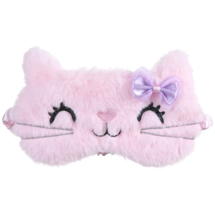 Cute%20Cat%20Soft%20Sleeping%20Eye%20Cover%20Mask%20Animal%20Plush%20Fabric%20Blindfold%20Relax%20Girls%20Lady%20For%20Home%20Traveling%20Eye%20Care%20-%20Image%204