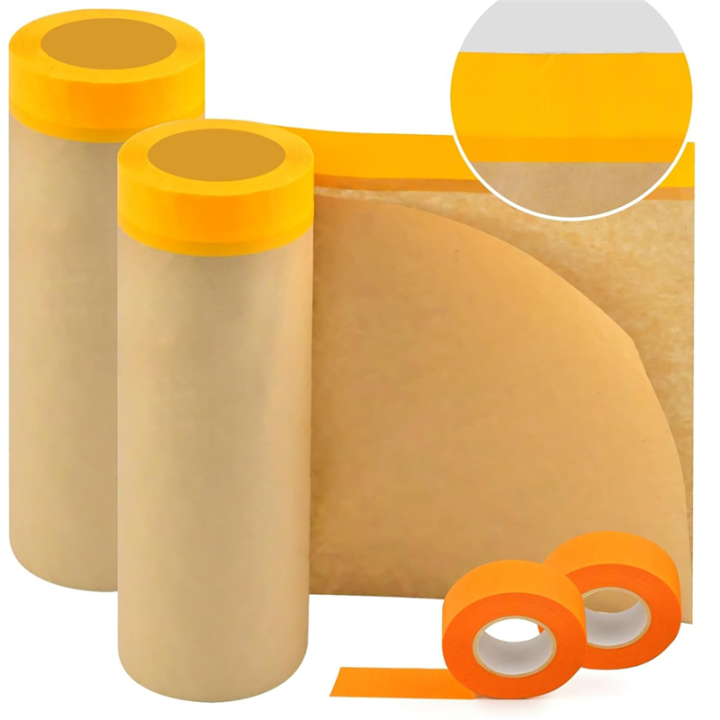 Pre-Taped Masking Paper, Automotive Paint Masking Paper | Daraz.com.bd
