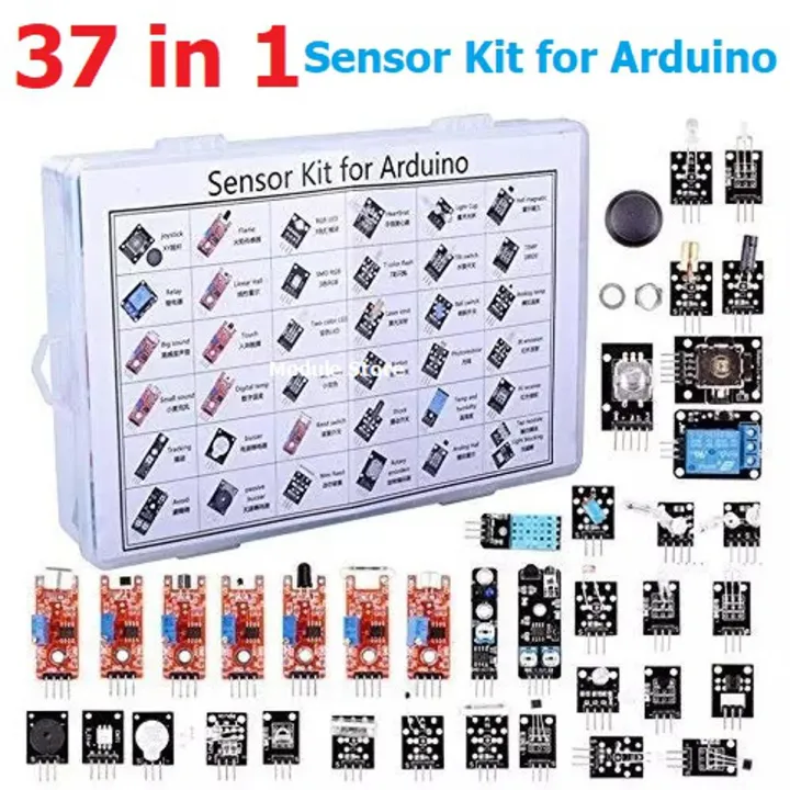 37 In 1 Sensor Module Board Set Kit for Arduino & MCU Education User for Arduino Starters DIY Raspberry Pi Mega2560 for UNO R3