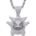 Pokemon Anime Gengar Figures Funny Necklace Pendant Cartoon Dolls Jewelry Girls Necklace Toy Pikachu Model Accessories Kid Gift. 