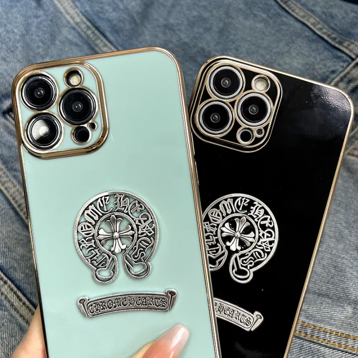 FELMYST%20Chrome%20Hearts%20Phone%20Case%20For%20Infinix%20Hot%2012%20Play%20Luxury%20Fashion%20Trendy%20Brand%20Metal%20Plating%20Mobile%20Casing%20Square%20Girl%20Gift%20Square%20Shockproof%20Back%20Soft%20%20Cover%20-%20Image%206